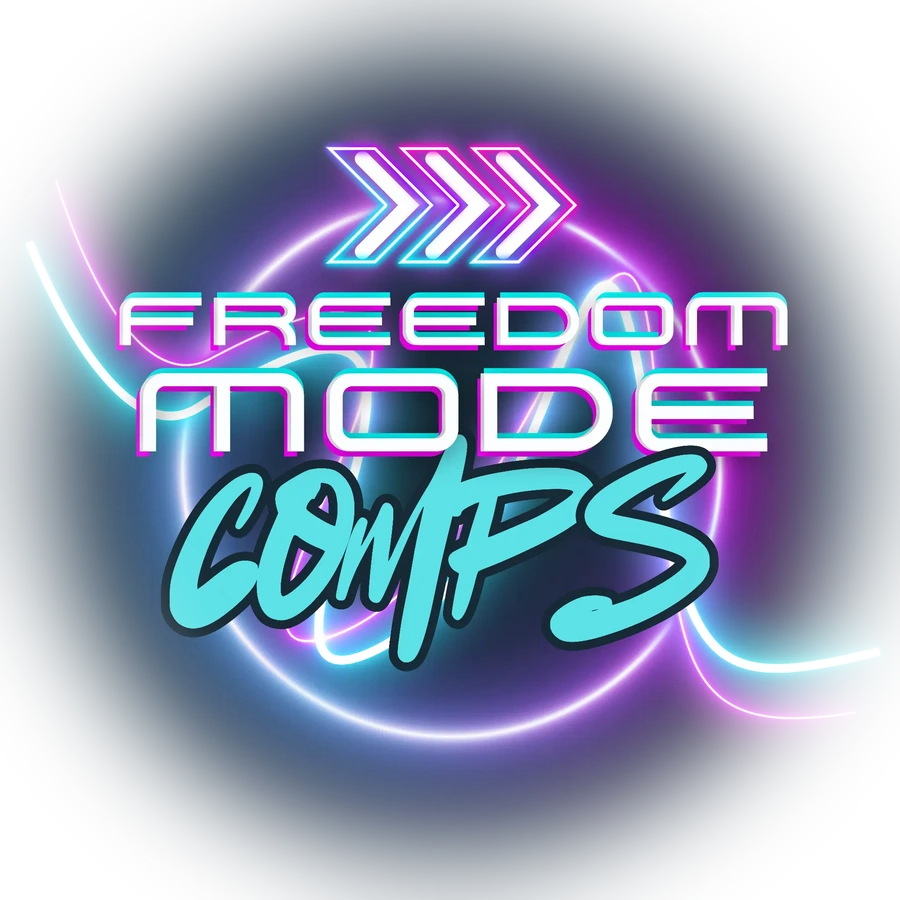 Freedom Mode Comps neon logo